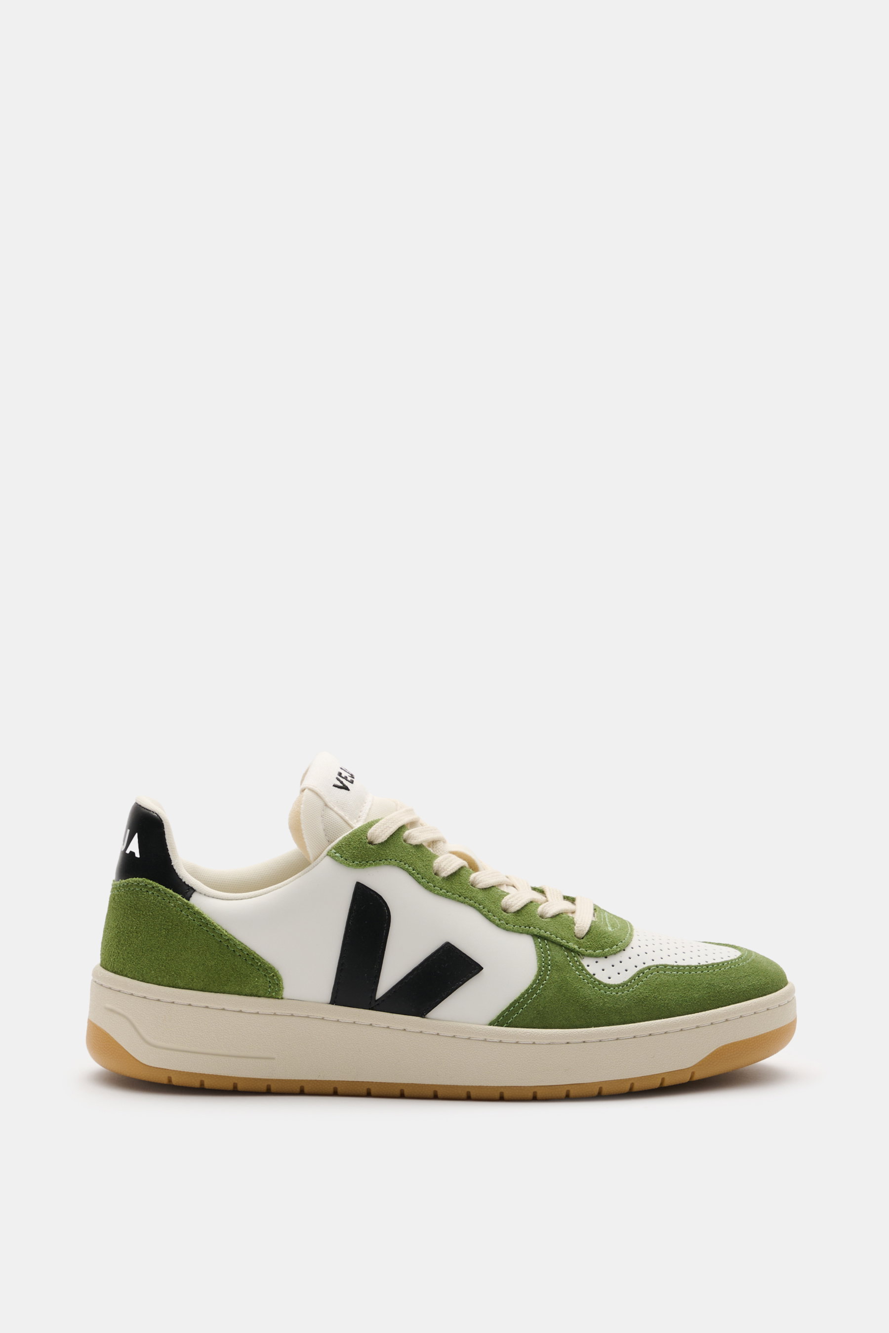 Veja Sneaker 'V-10' grün/weiß/schwarz