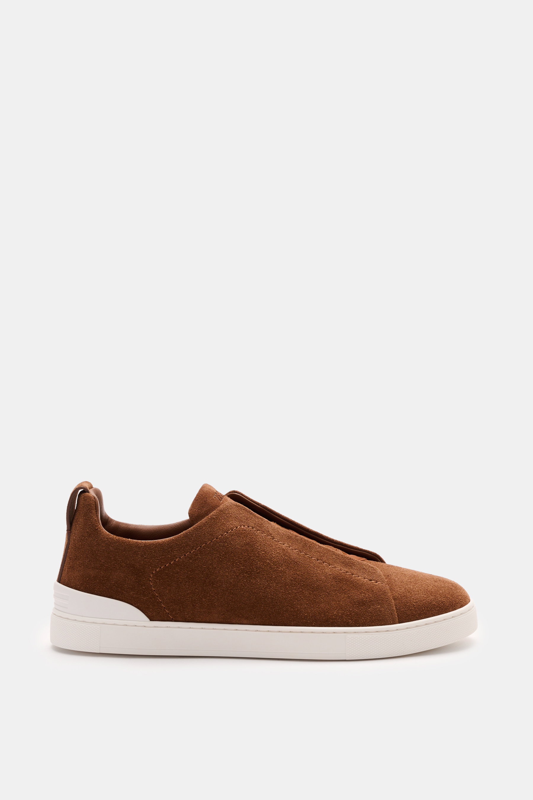 Zegna Slip-on-Sneaker 'Triple Stitch' braun