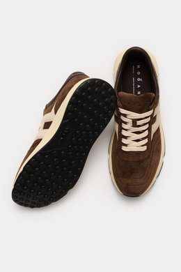 Hogan Sneaker 'Hyperlight Allacciato' braun/beige