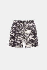 PT Torino Badeshorts offwhite/schwarz gemustert