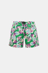 PT Torino Badeshorts grün/violett gemustert