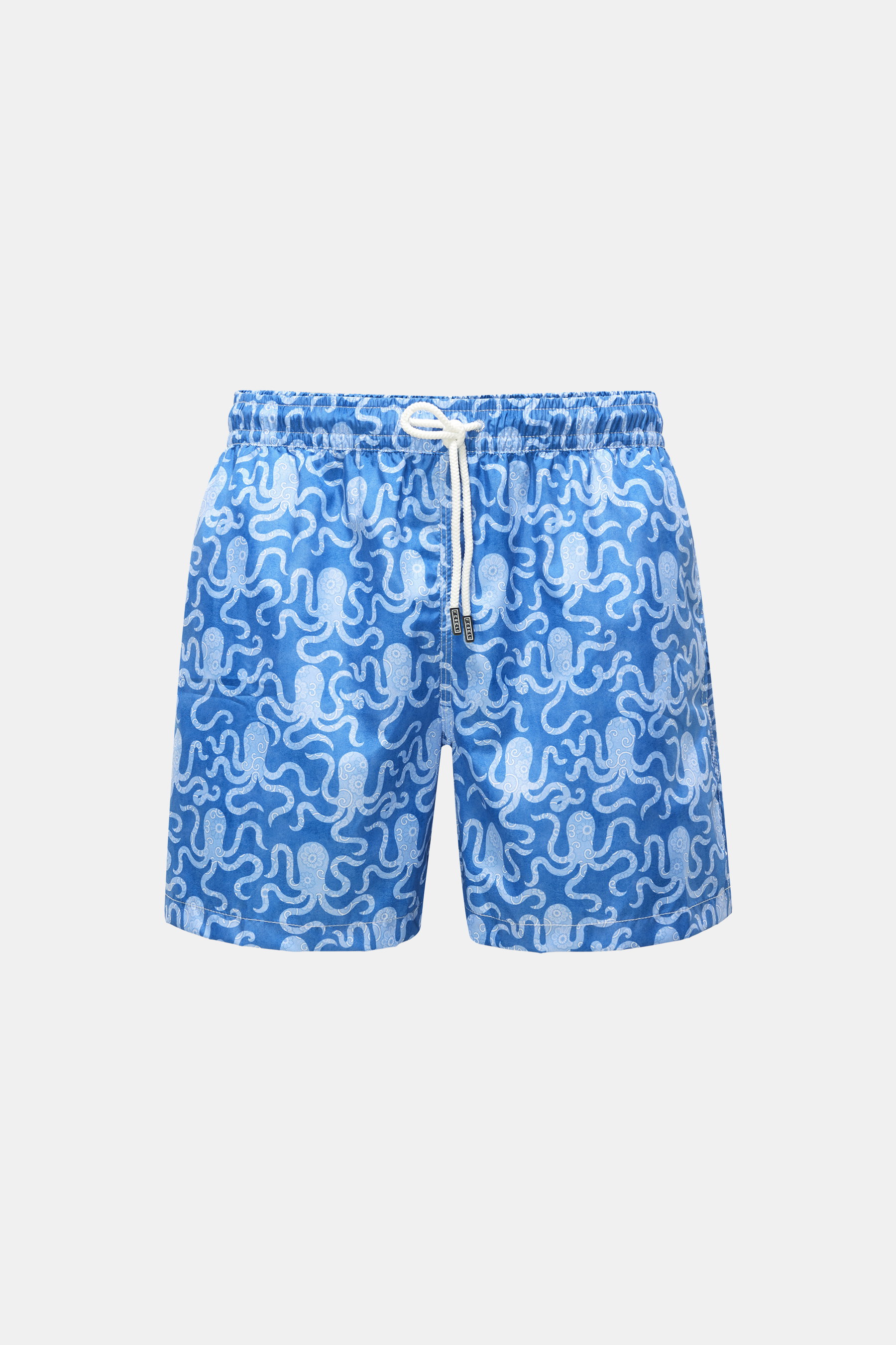 Fedeli Badeshorts 'Madeira Airstop' blau/rauchblau gemustert