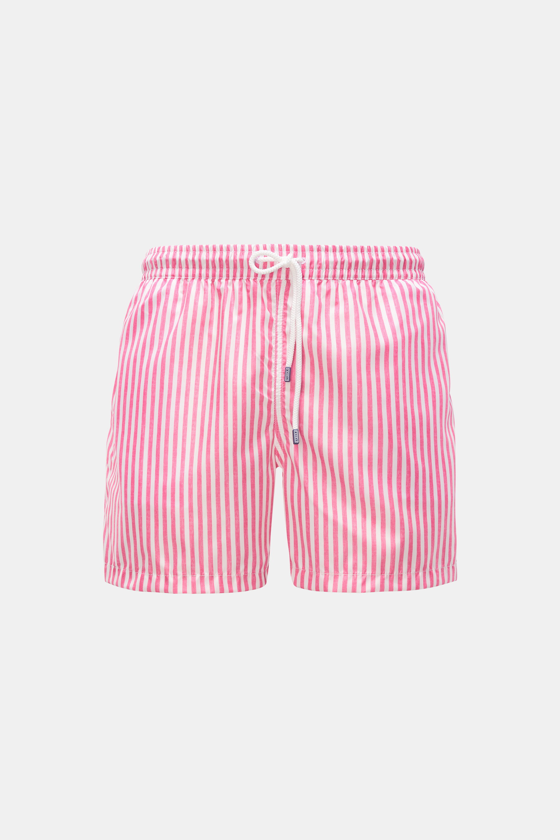Fedeli Badeshorts 'Madeira Airstop' rosé/weiß gestreift