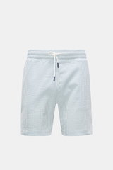 04651/ A trip in a bag Seersucker swim shorts 'Seersucker Swim' orange/white striped