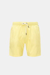 04651/ A trip in a bag Swim shorts 'Tile Swim' yellow/white patterned