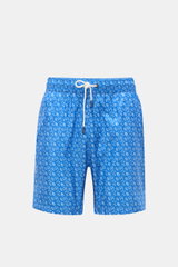 04651/ A trip in a bag Swim shorts, blue patterned