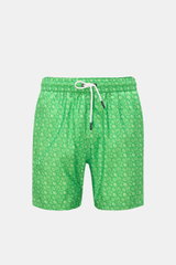 04651/ A trip in a bag Swim shorts green patterned