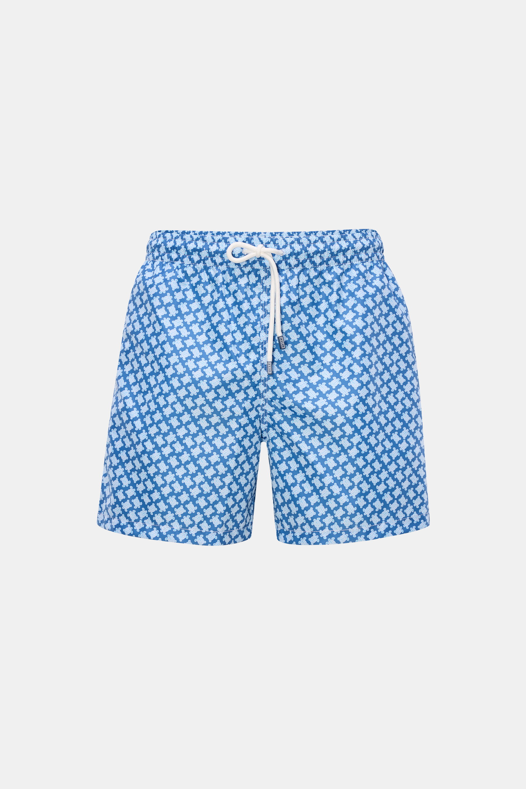 Fedeli Badeshorts 'Madeira Airstop' dunkelblau/hellblau gemustert