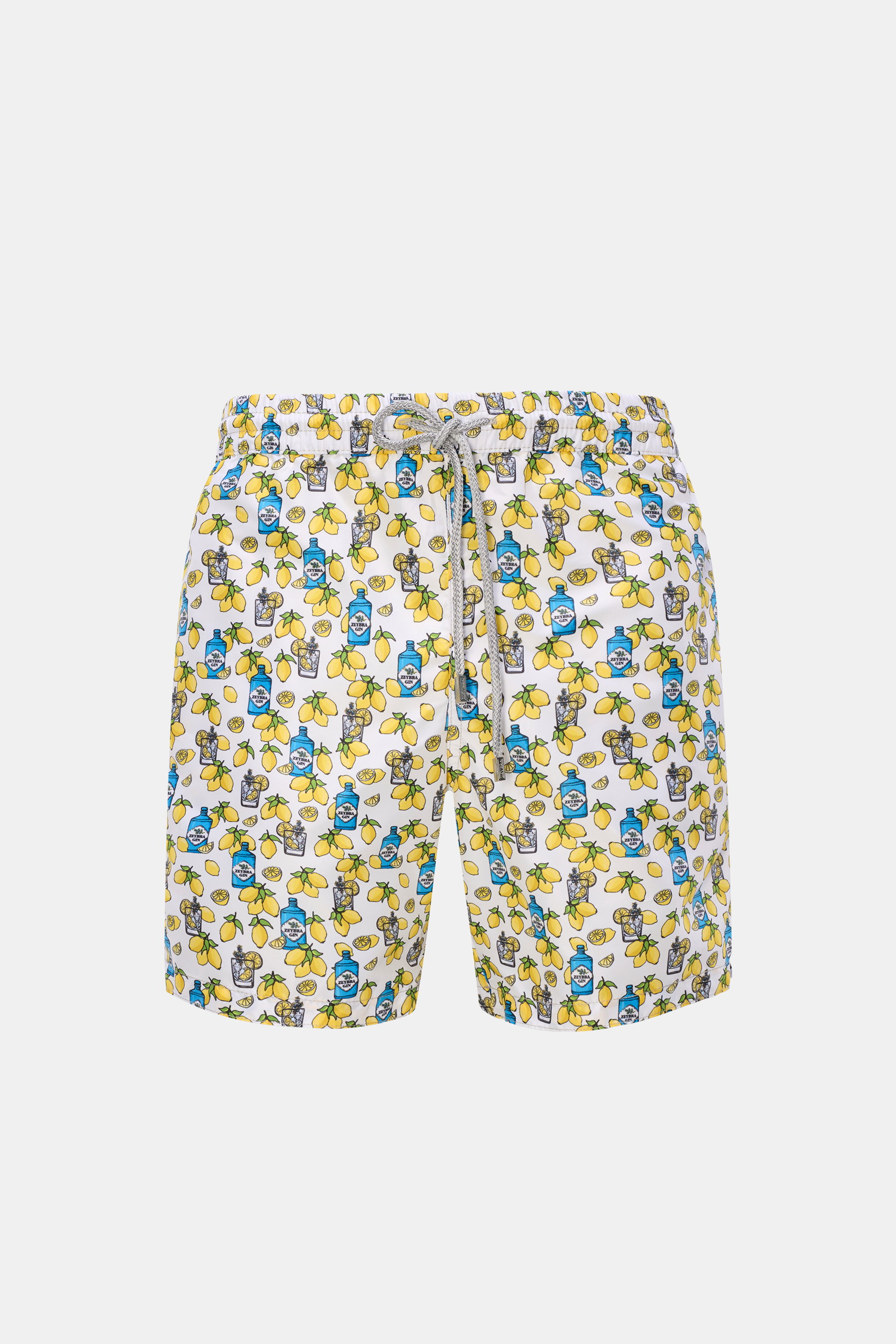 Zeybra Portofino 1962 Badeshorts weiß/gelb/türkis gemustert