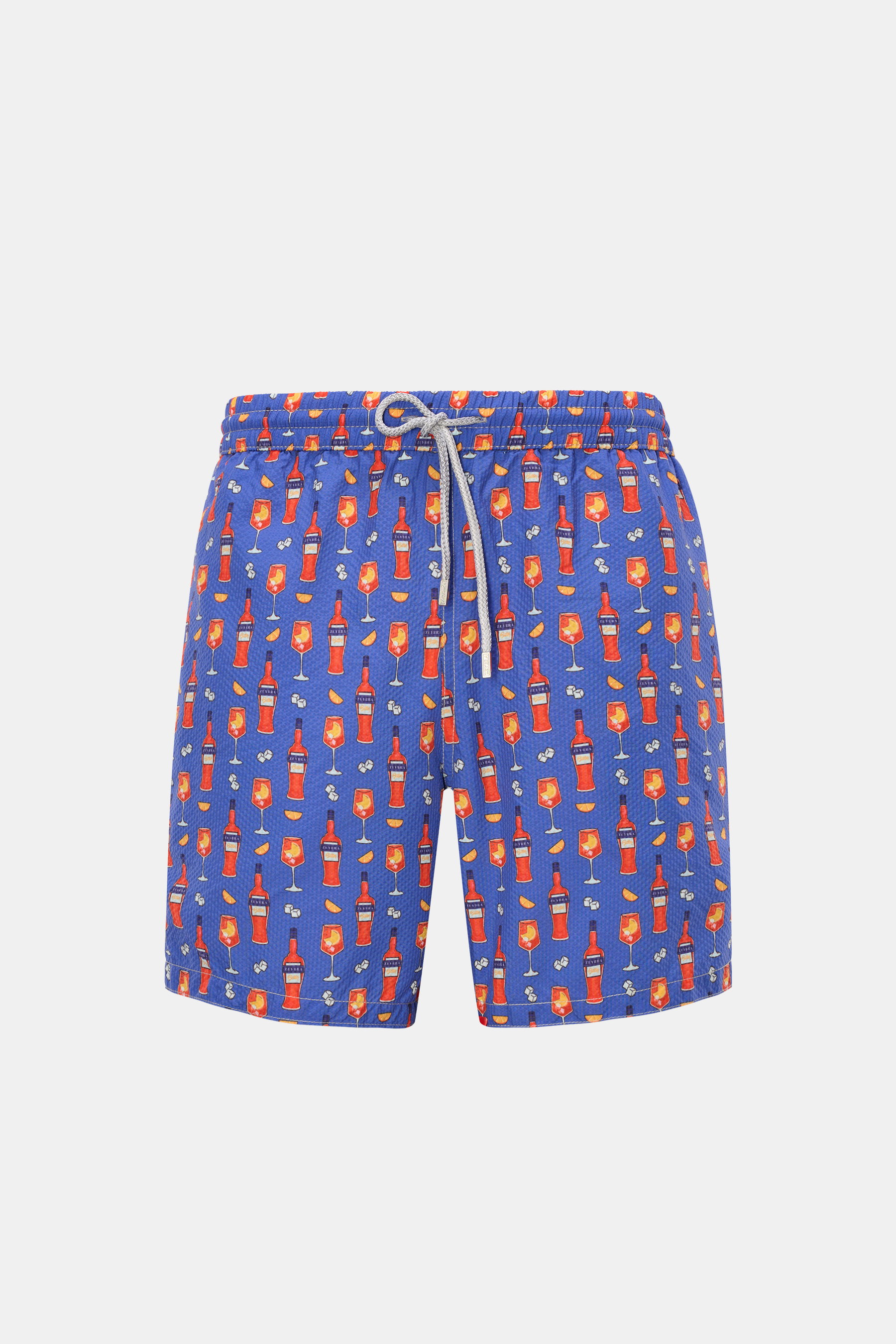 Zeybra Portofino 1962 Badeshorts dunkelblau/orange gemustert