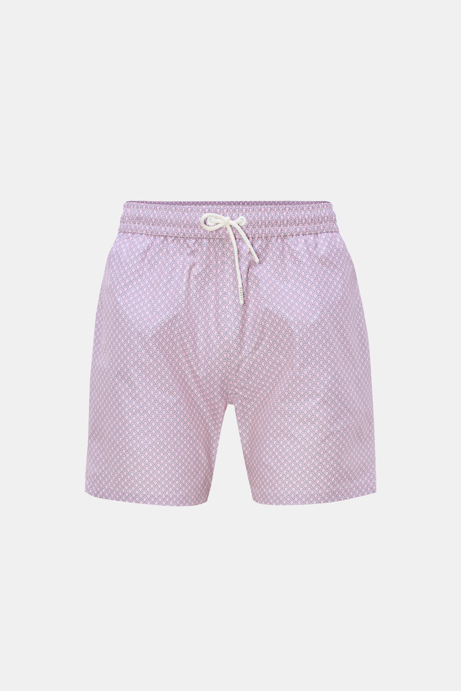 04651/ A trip in a bag Badeshorts 'Madeira Swim' rosé/grau gemustert