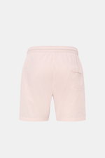Rear view of 04651/ A trip in a bag Swim shorts 'Mono Seersucker' rose in light pink seersucker fabric with elastic waistband and back pocket.

Description: <p>Perfect for your next summer holiday: With their design in seersucker look, these swim shorts b