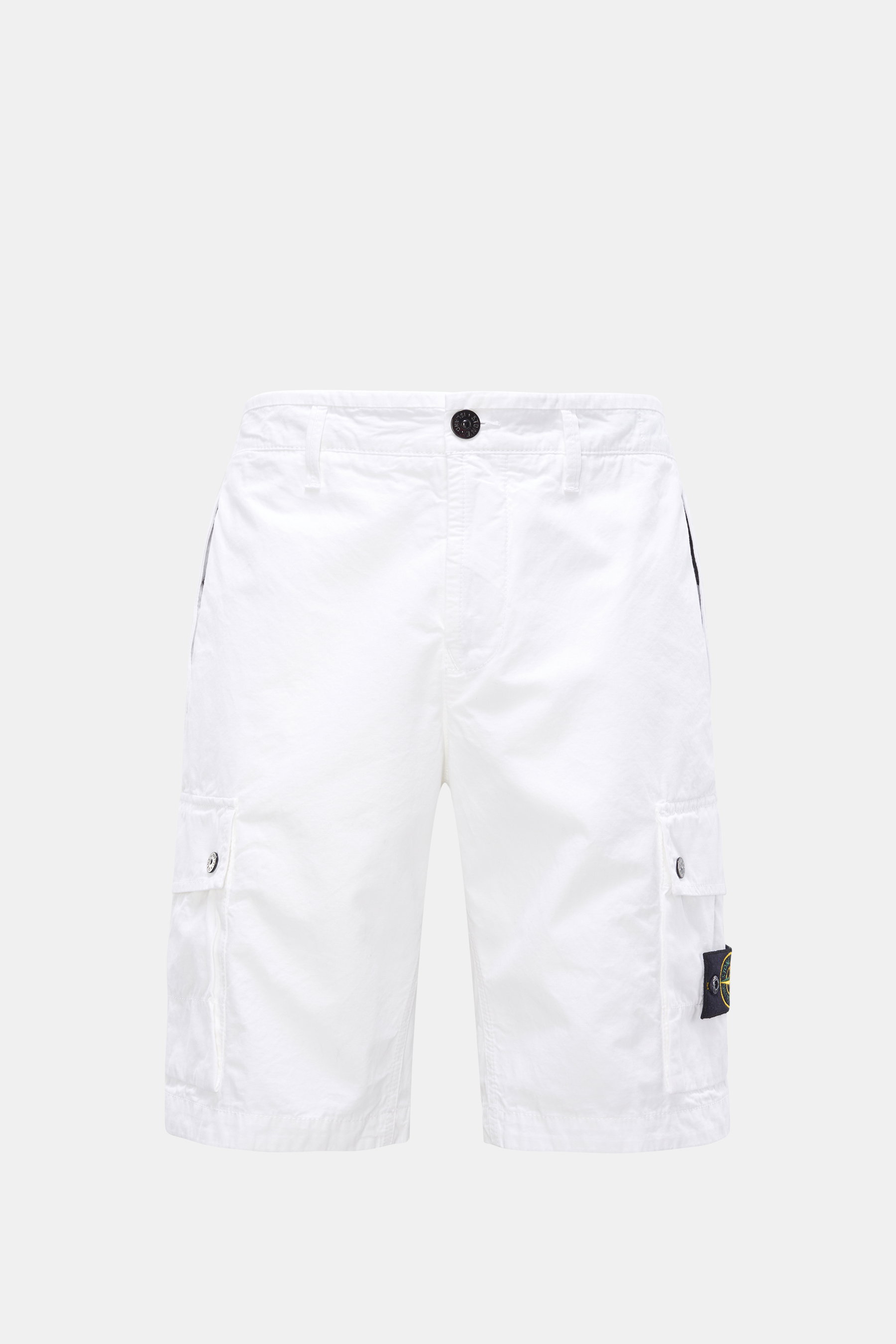 Stone Island Cargo-Bermudas offwhite
