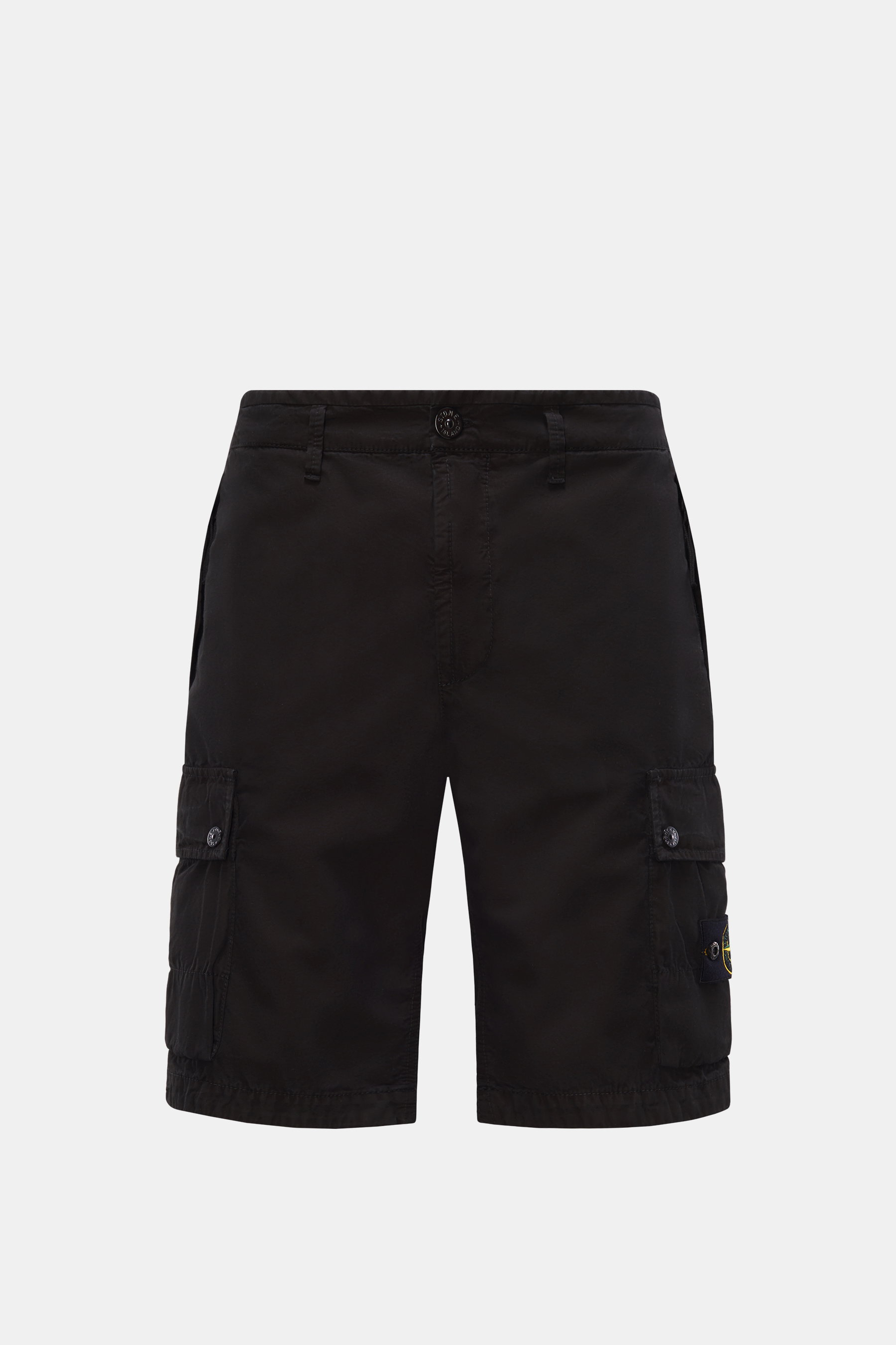 Stone Island Cargo-Bermudas 'Old Effect' schwarz