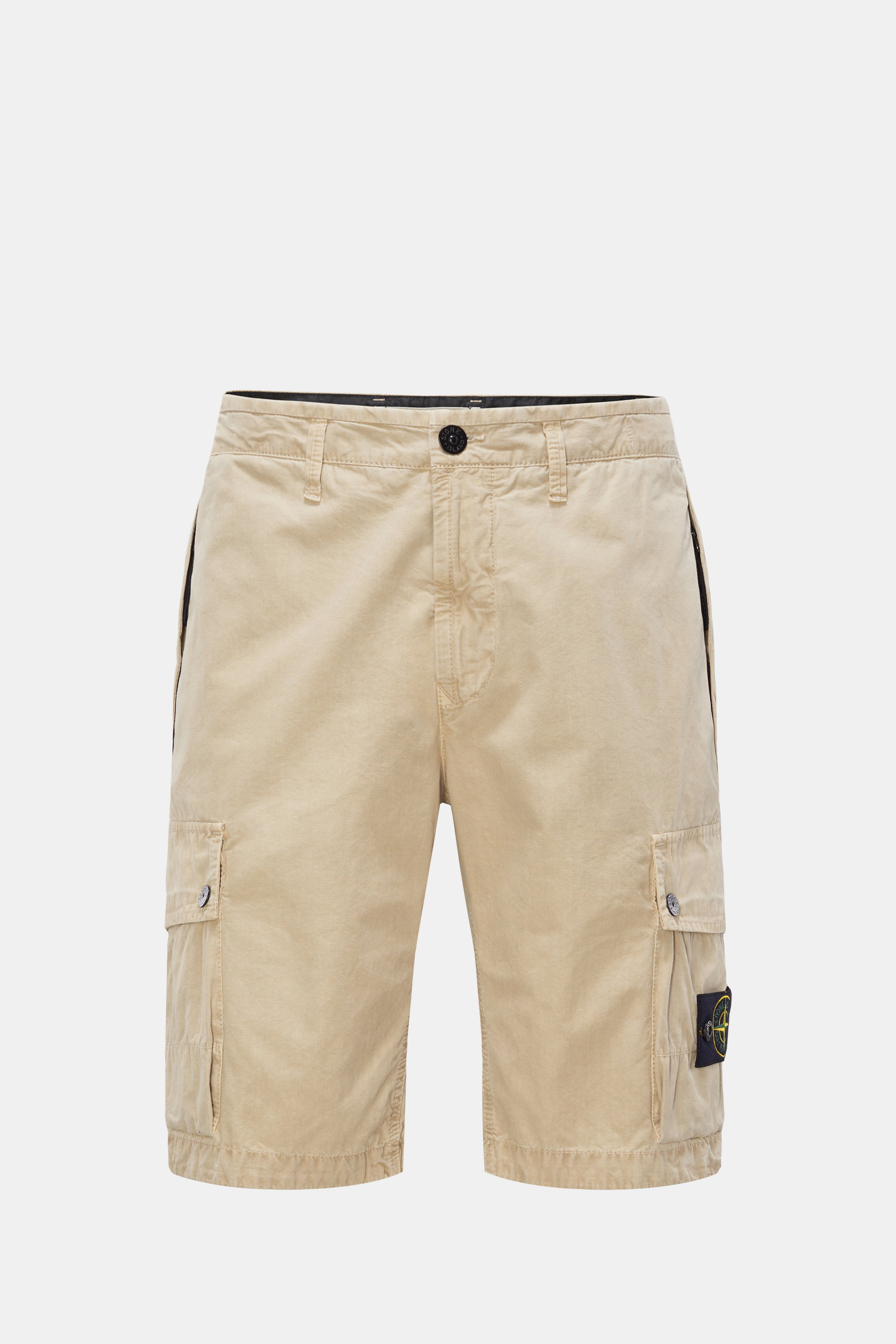 Stone Island Cargo-Bermudas 'Old Effect' sand