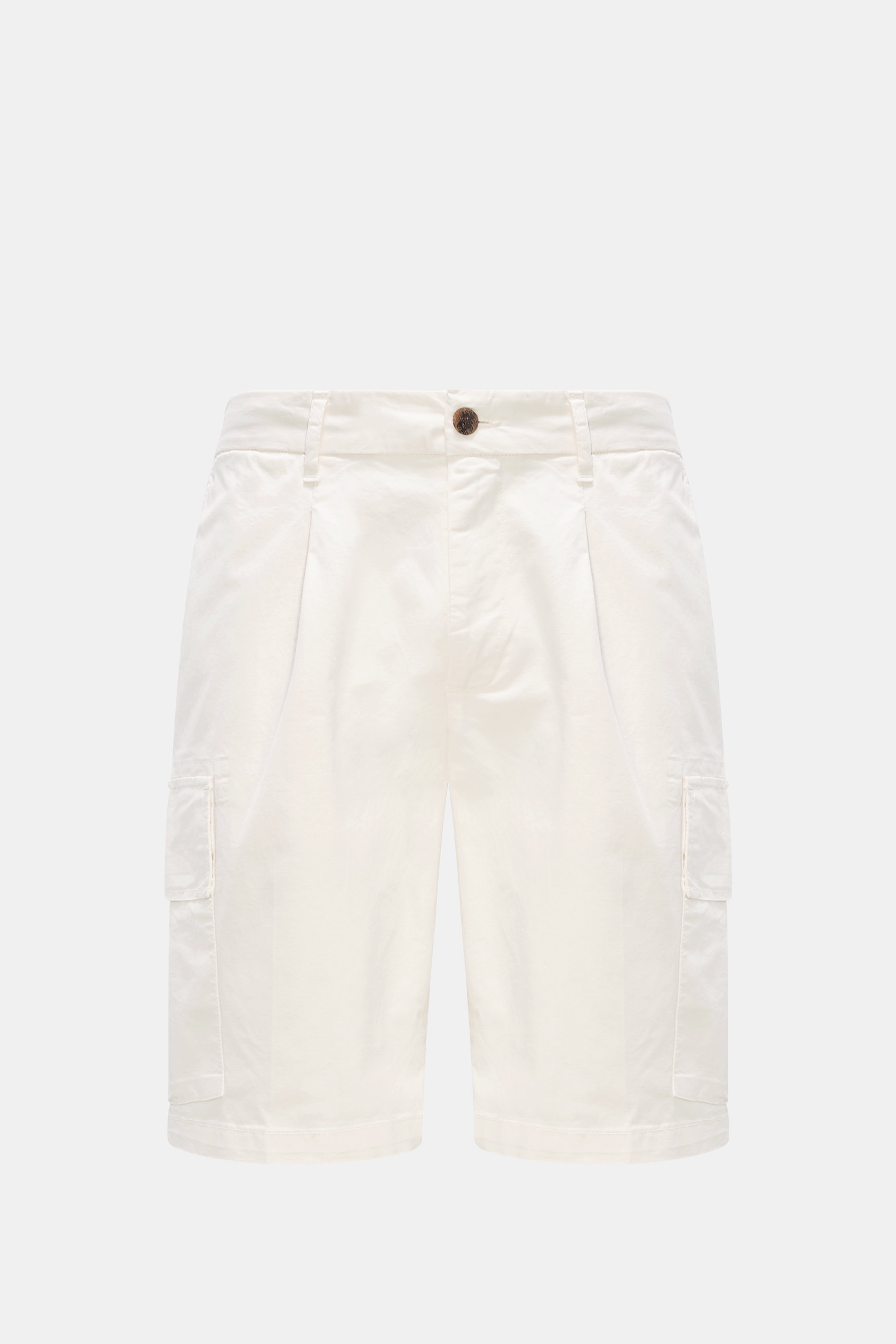 Devorè Cargo-Bermudas creme