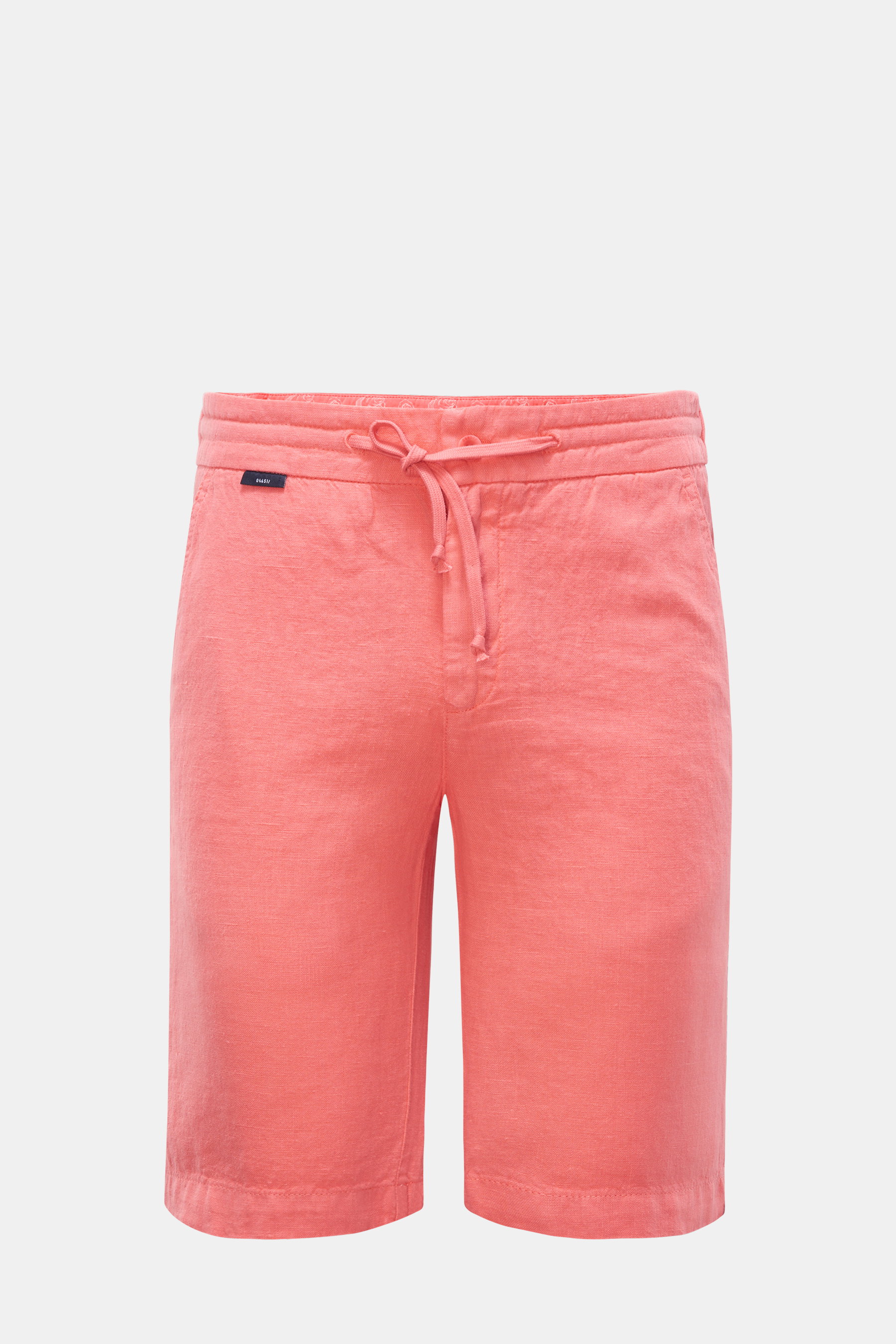 04651/ A trip in a bag Leinen-Bermudas 'Linen Bermuda' koralle
