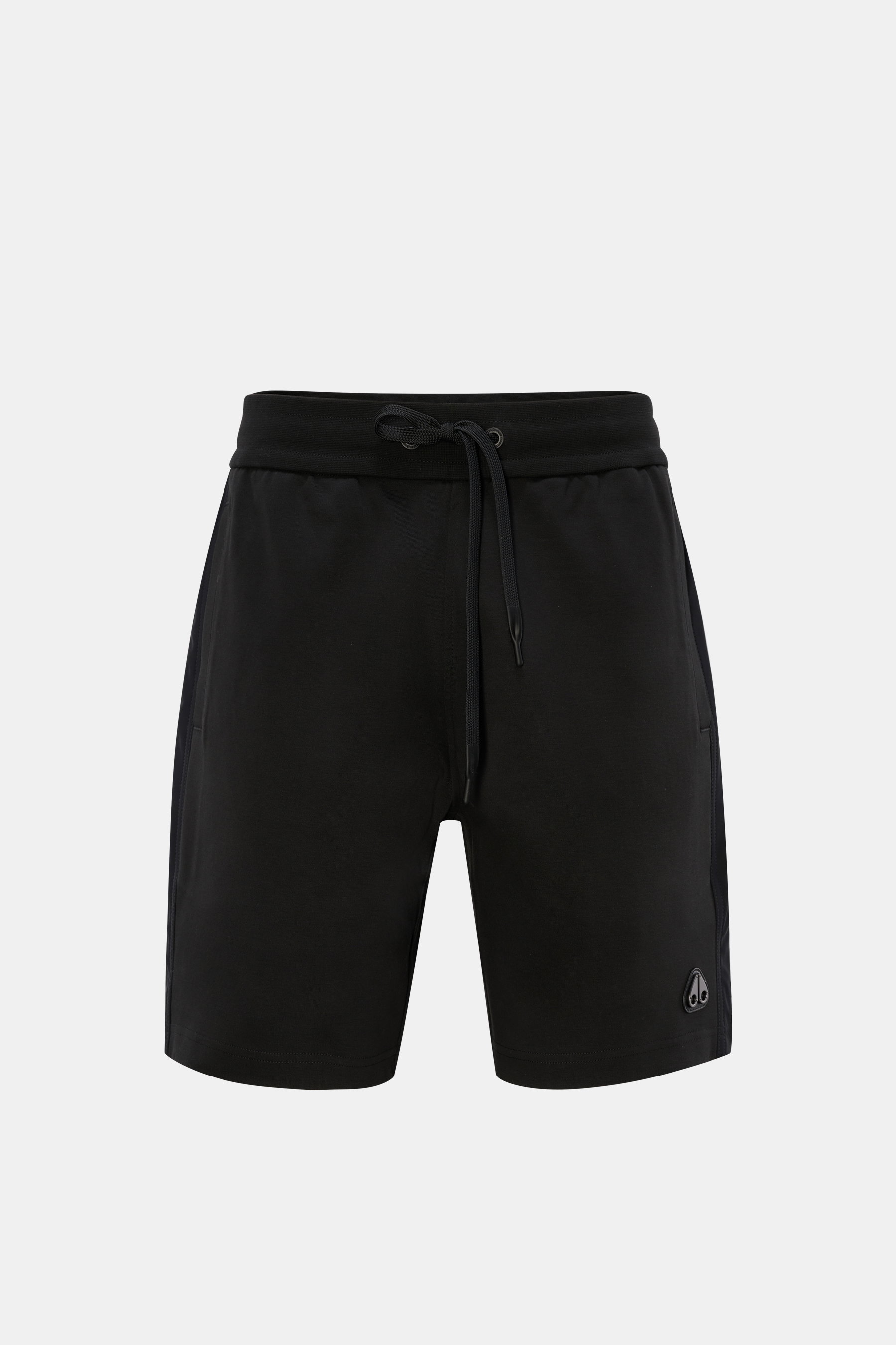 Moose Knuckles Jersey-Shorts 'Dalon' schwarz