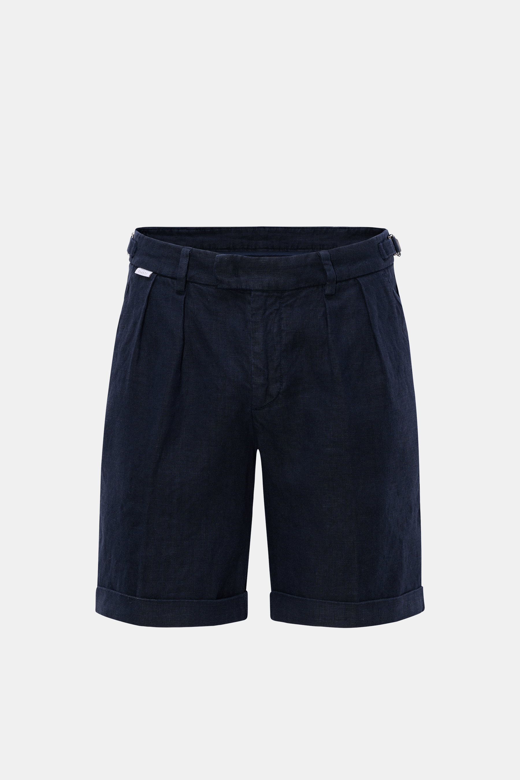 Leinen-Shorts 'GB Bermuda 001' navy