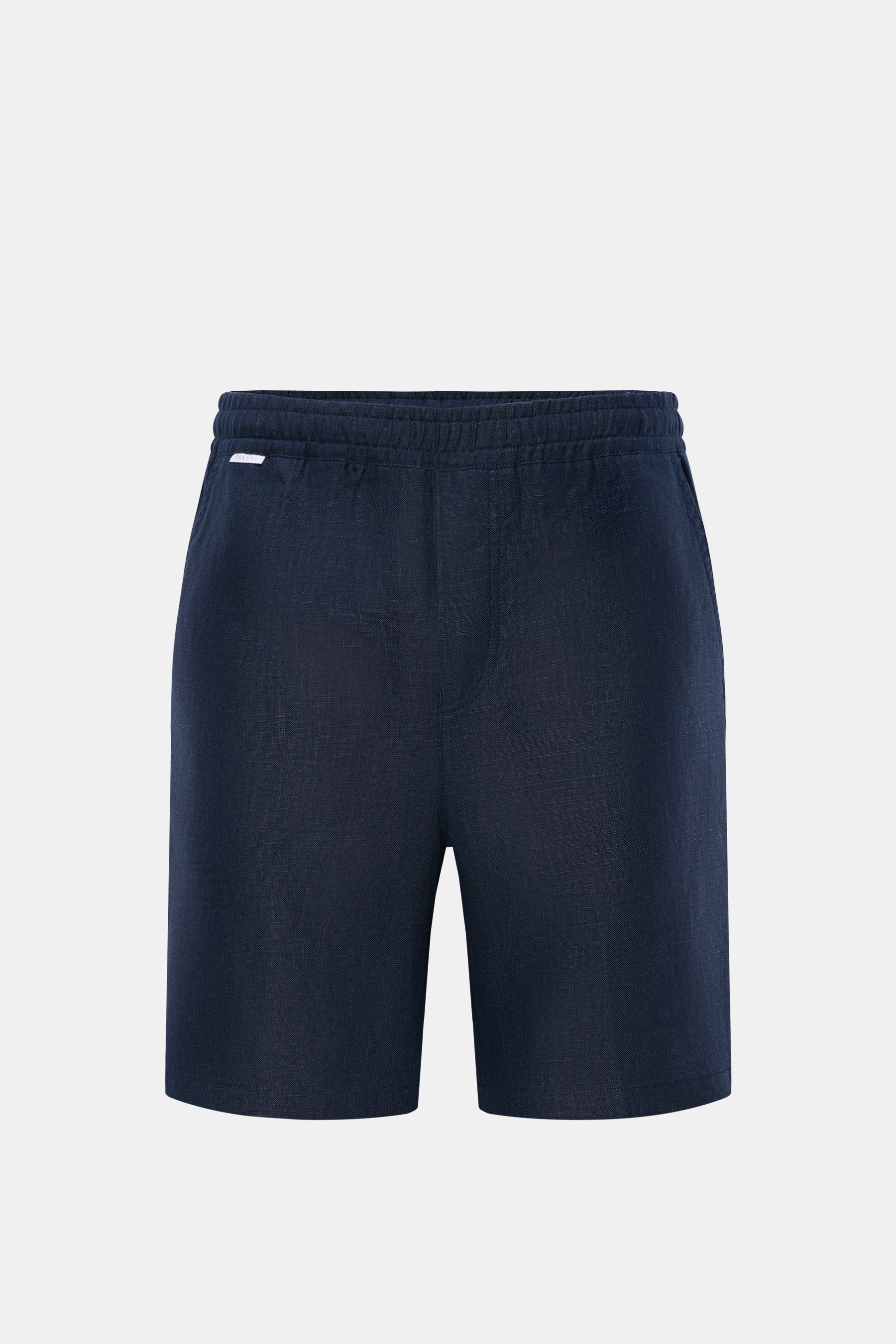 Linen shorts 'Beach Bermuda 003' navy
