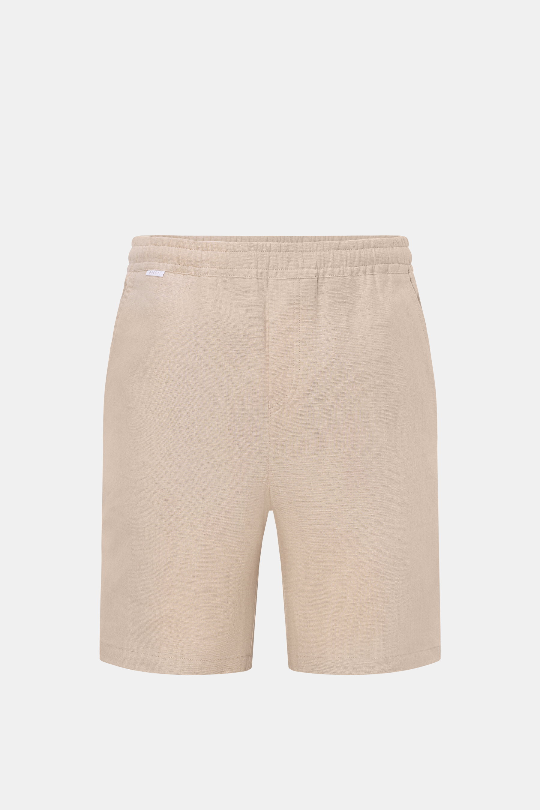 Linen shorts 'Beach Bermuda 003' sand