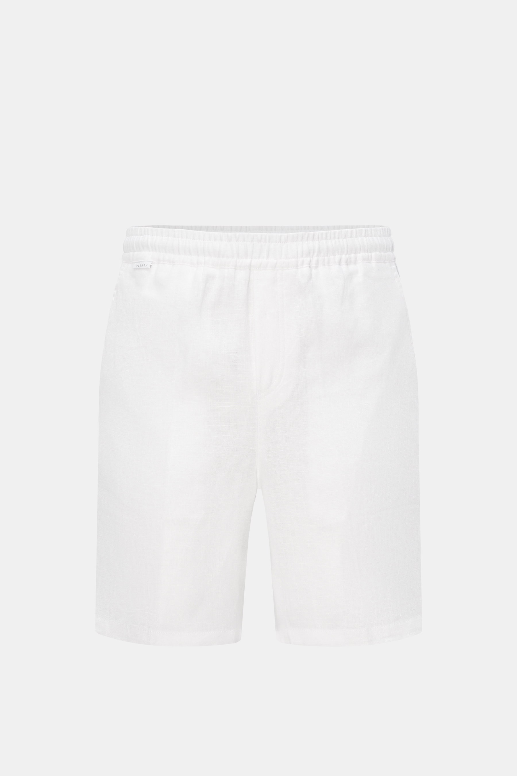Linen shorts 'Beach Bermuda 003' white