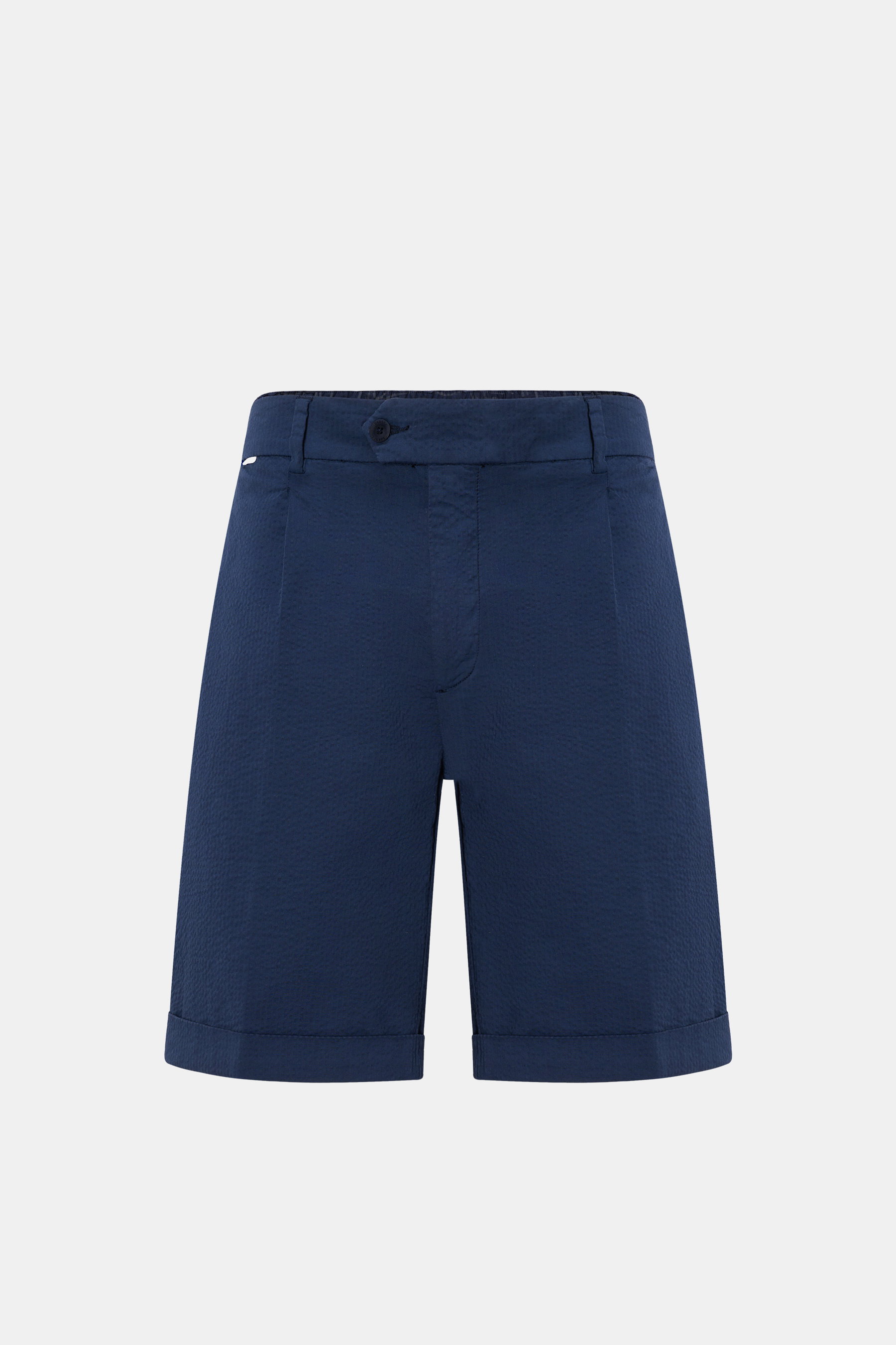 04651/ A trip in a bag Seersucker-Shorts navy
