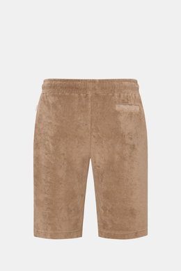 04651/ A trip in a bag Frottee-Shorts 'Terry' taupe