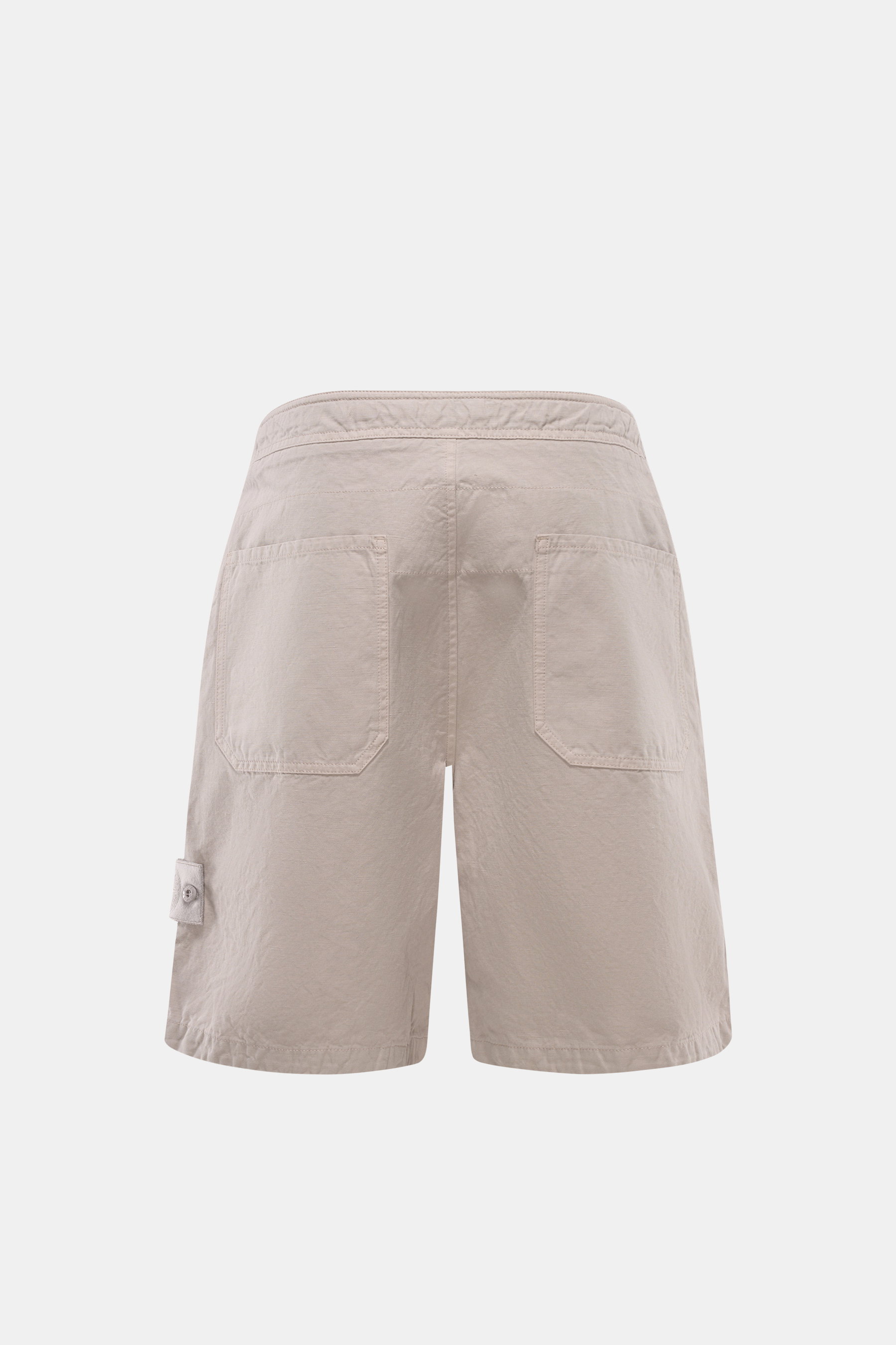 STONE ISLAND shorts 'Ghost Piece' light grey