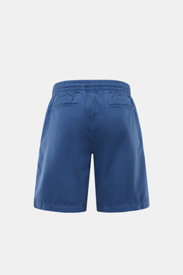 Rückansicht der Polo Ralph Lauren Shorts 'Prepster' dunkelblau aus reiner Baumwolle mit elastischem Bund, paspelierten Taschen, Regular Fit und Logo-Stitching.