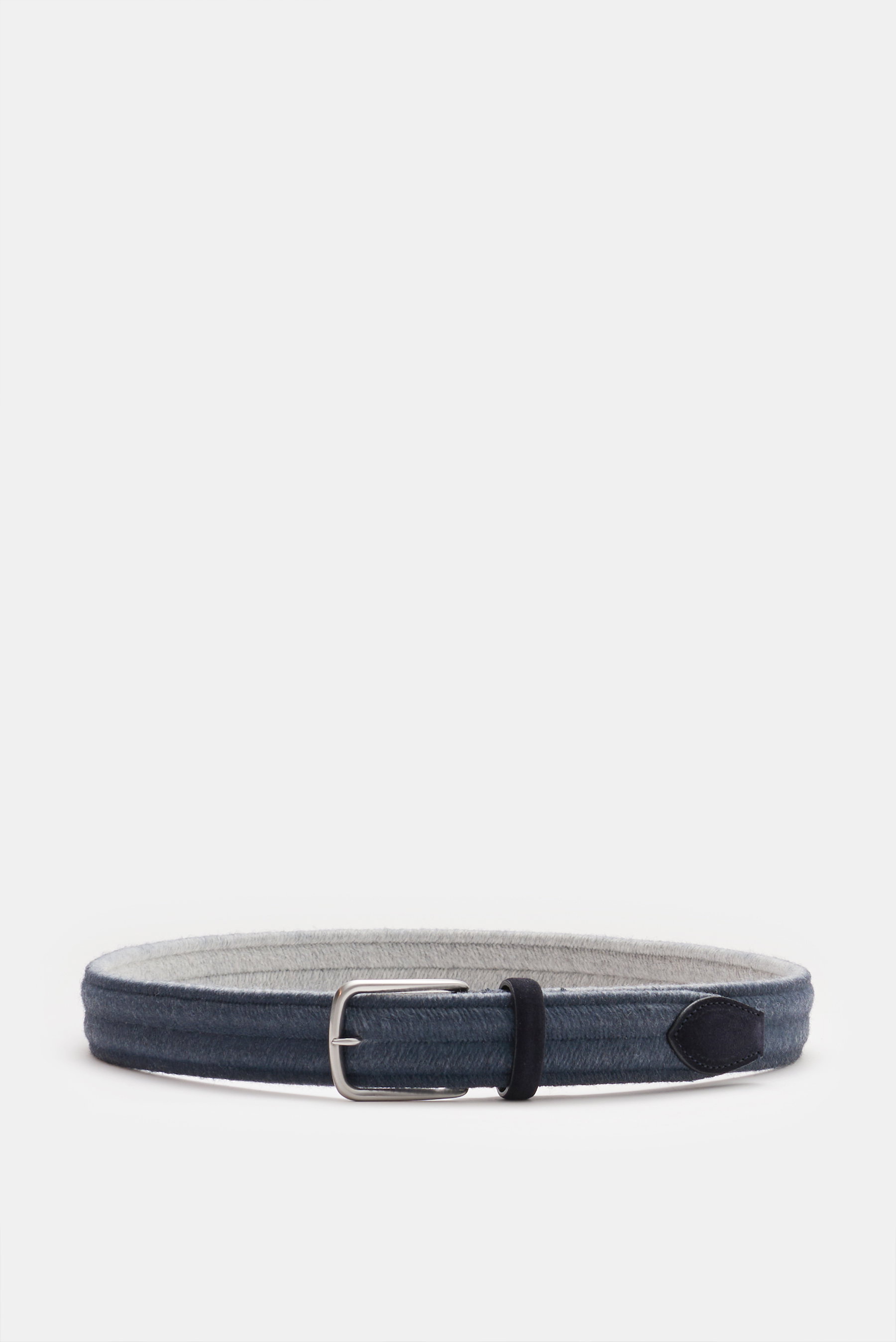 Veneta Cinture Plaited belt grey-blue