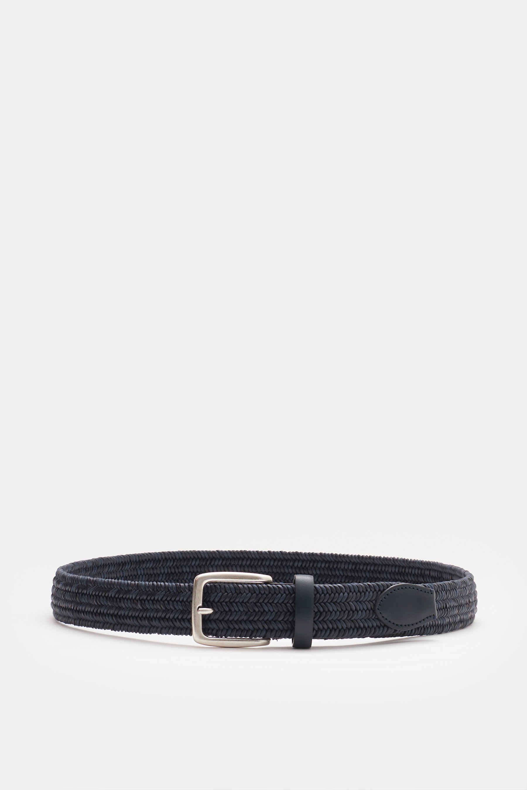 Veneta Cinture Flechtgürtel navy