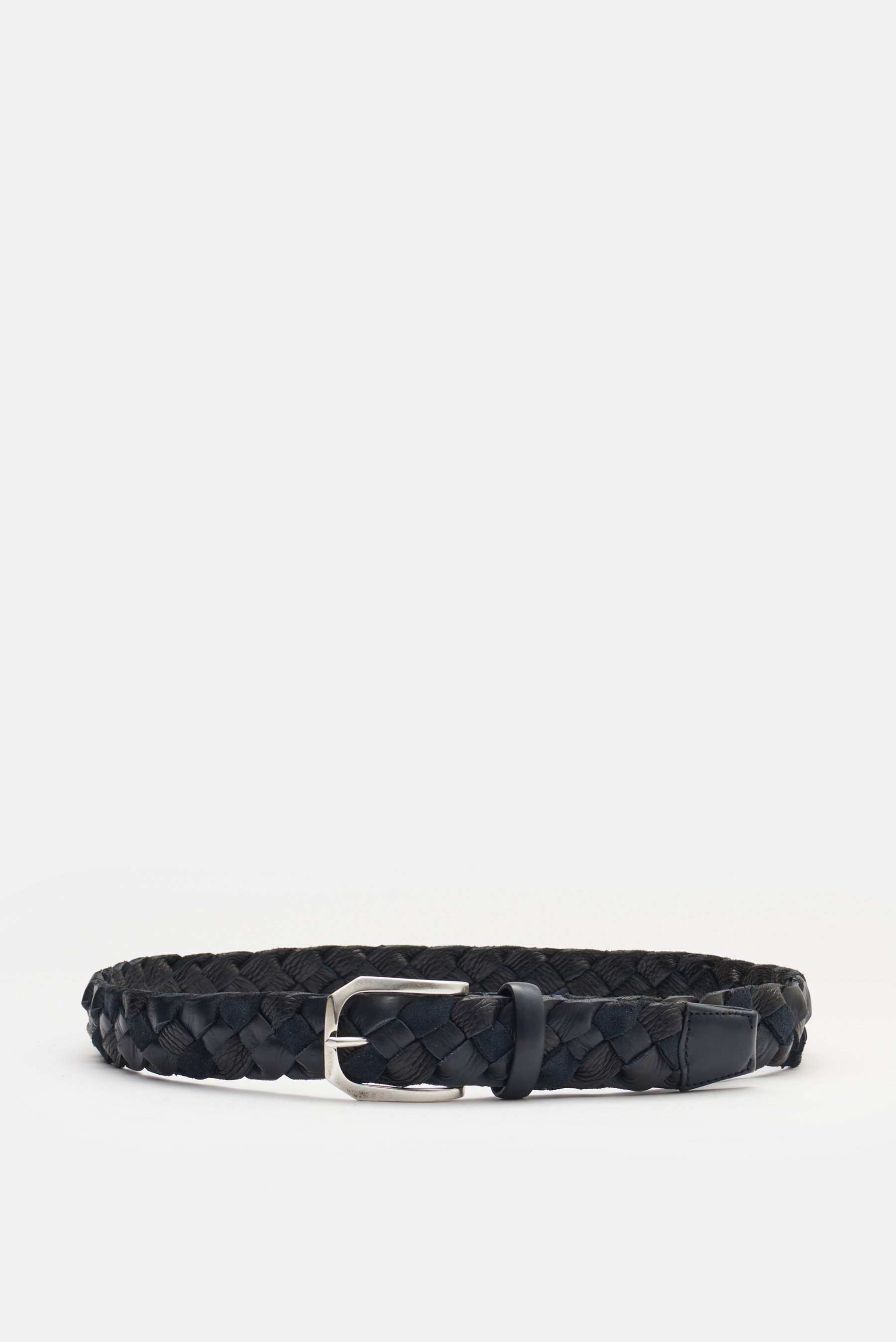 Veneta Cinture Flechtgürtel navy