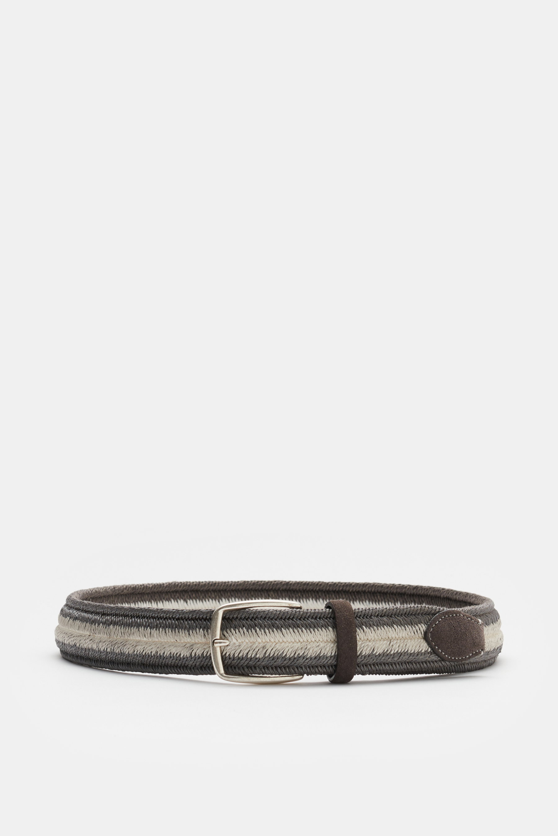 Veneta Cinture Flechtgürtel taupe/creme