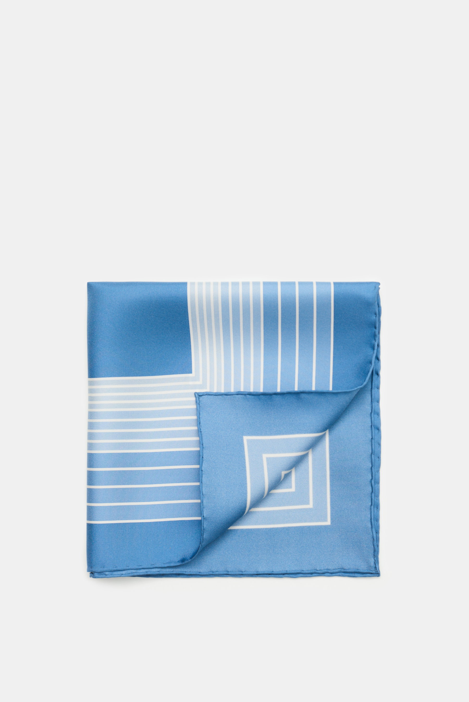Tom Ford Einstecktuch blau gemustert