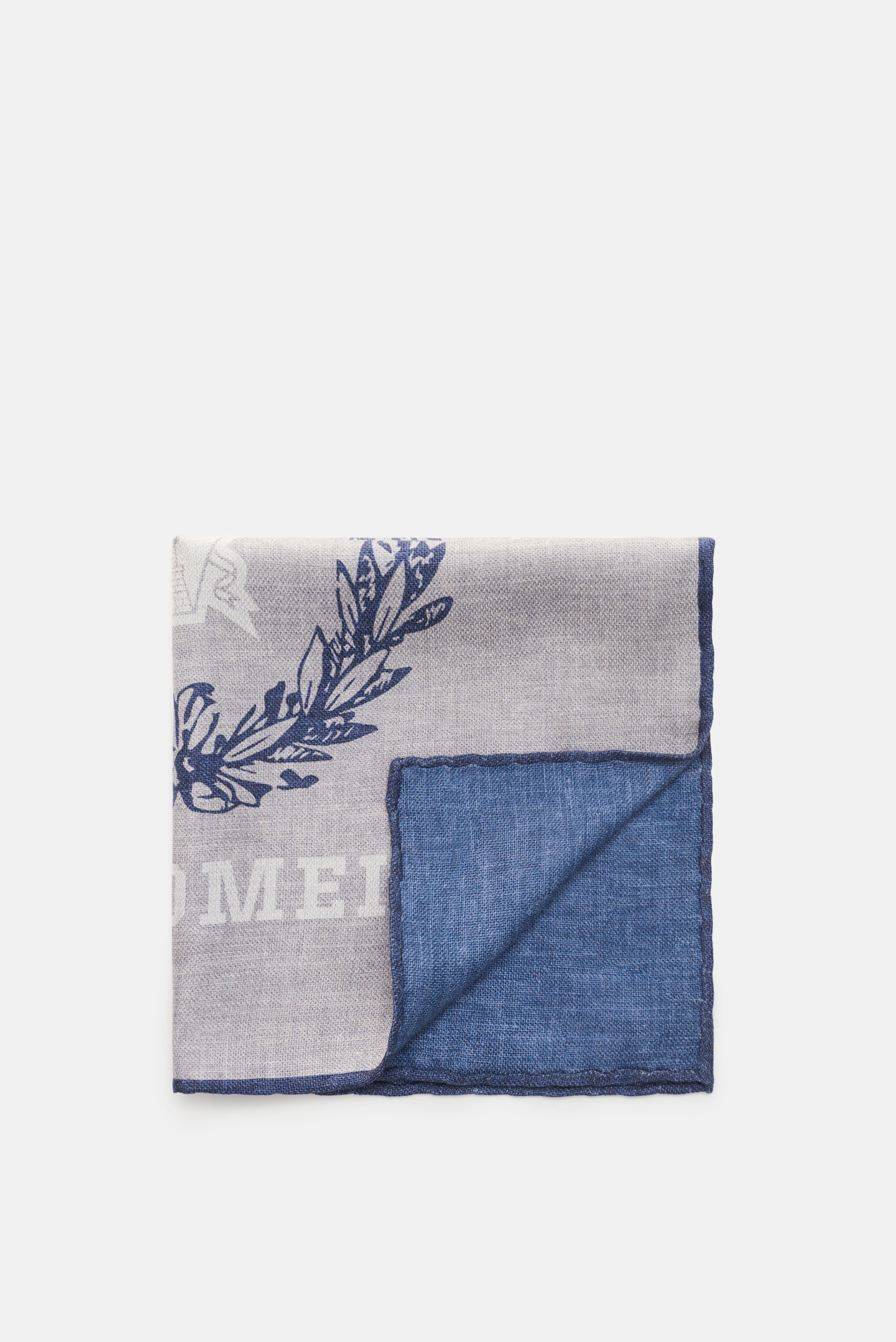 Brunello Cucinelli Einstecktuch hellgrau/graublau