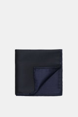 Brunello Cucinelli Silk Pocket Square navy