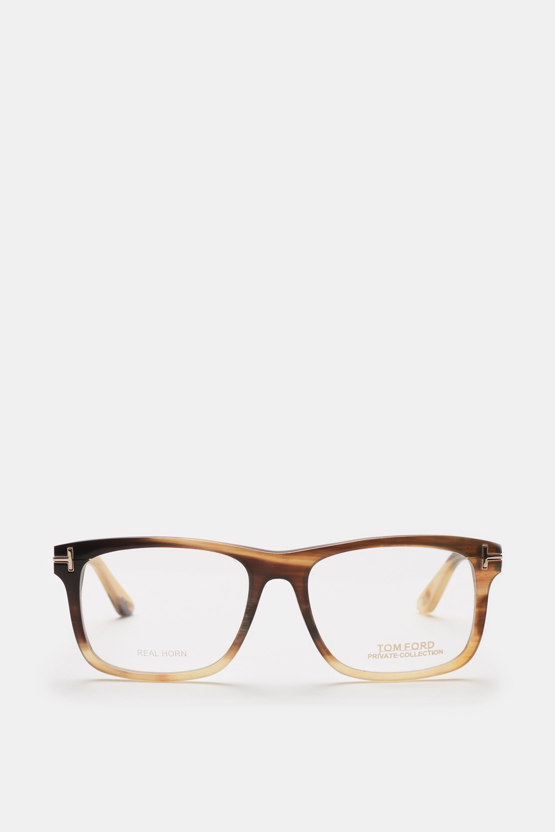 Tom Ford Glasses frame 'Square Horn Optical' cream/brown