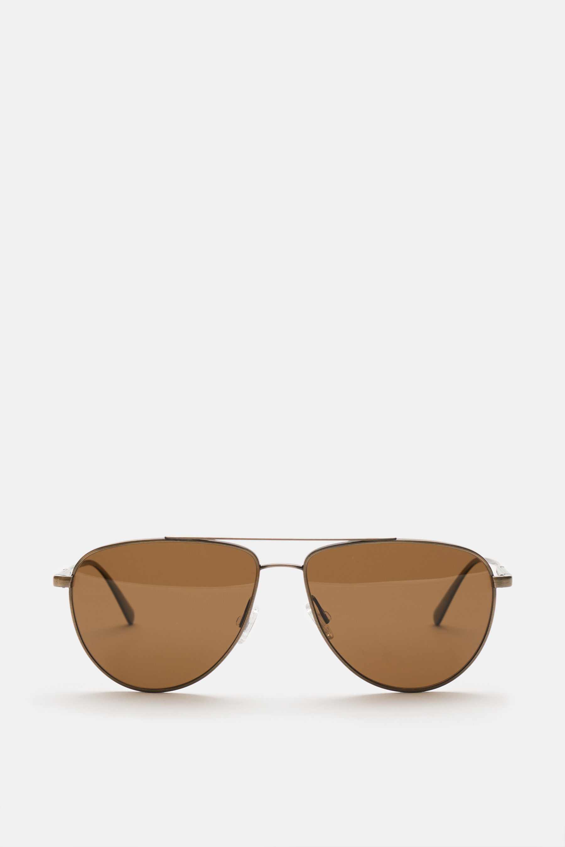 Brunello Cucinelli Sonnenbrille 'Disoriano' antikgold/braun