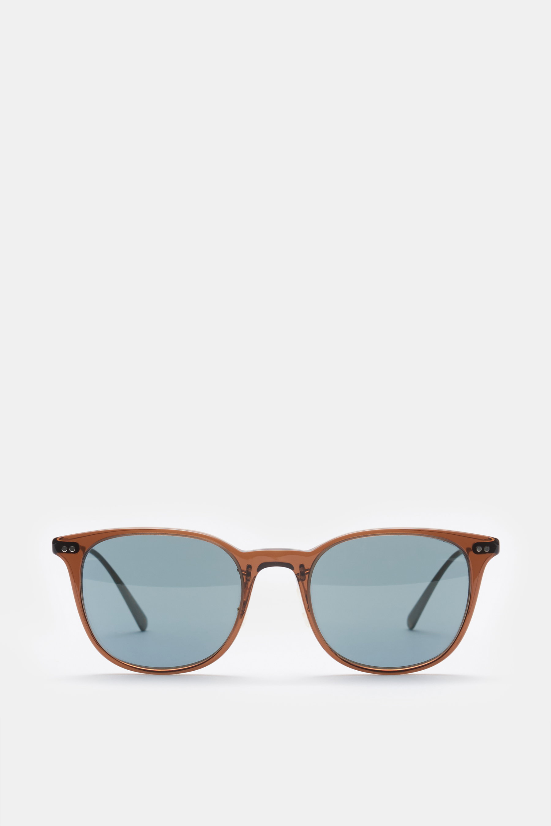 Brunello Cucinelli Sonnenbrille 'Gerardo' braun/blau