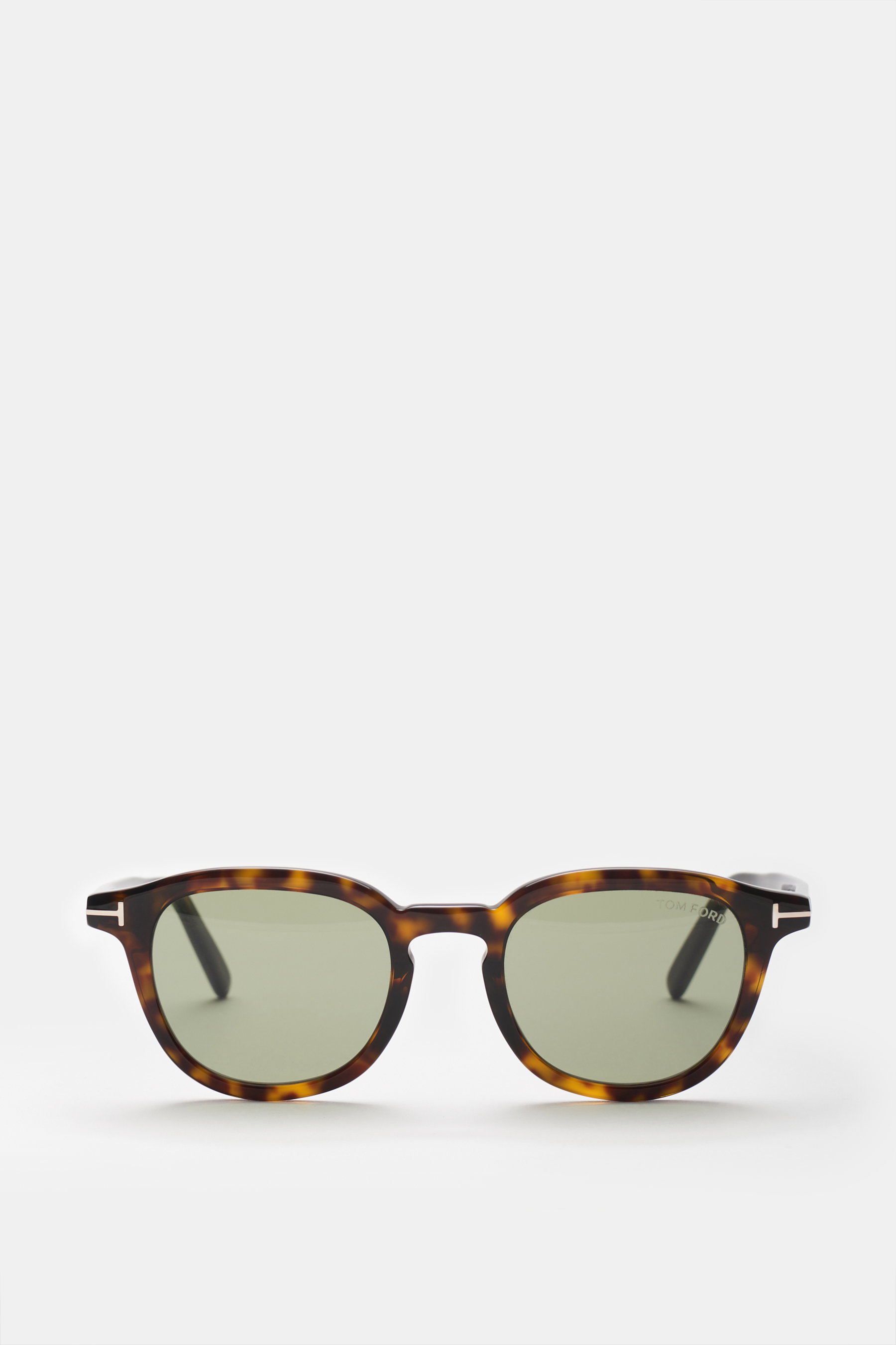 Tom Ford Sunglasses 'Pax' dark brown patterned/green
