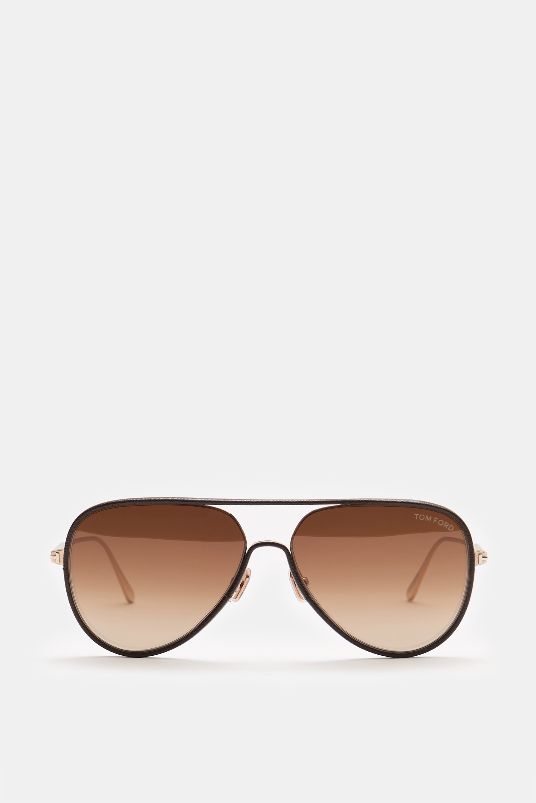 Tom Ford Sonnenbrille 'Jessie' dunkelbraun/silber