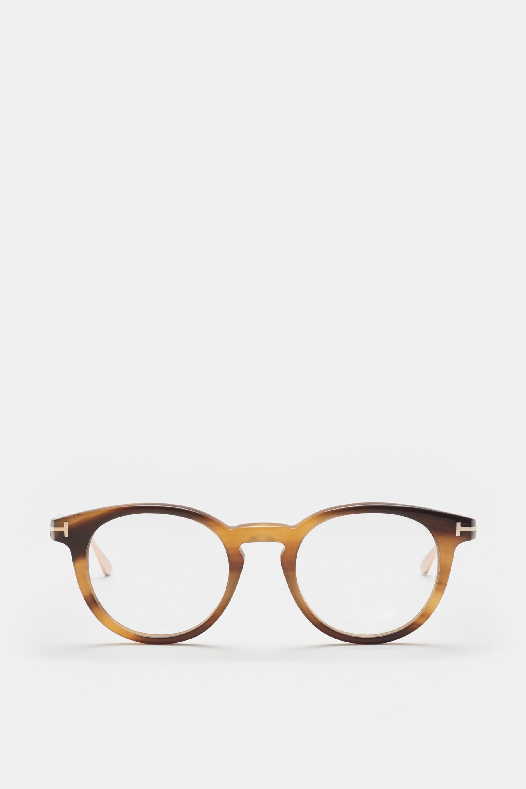 Tom Ford Horn-Brillenfassung 'Private Collection' gold/beige/braun gemustert