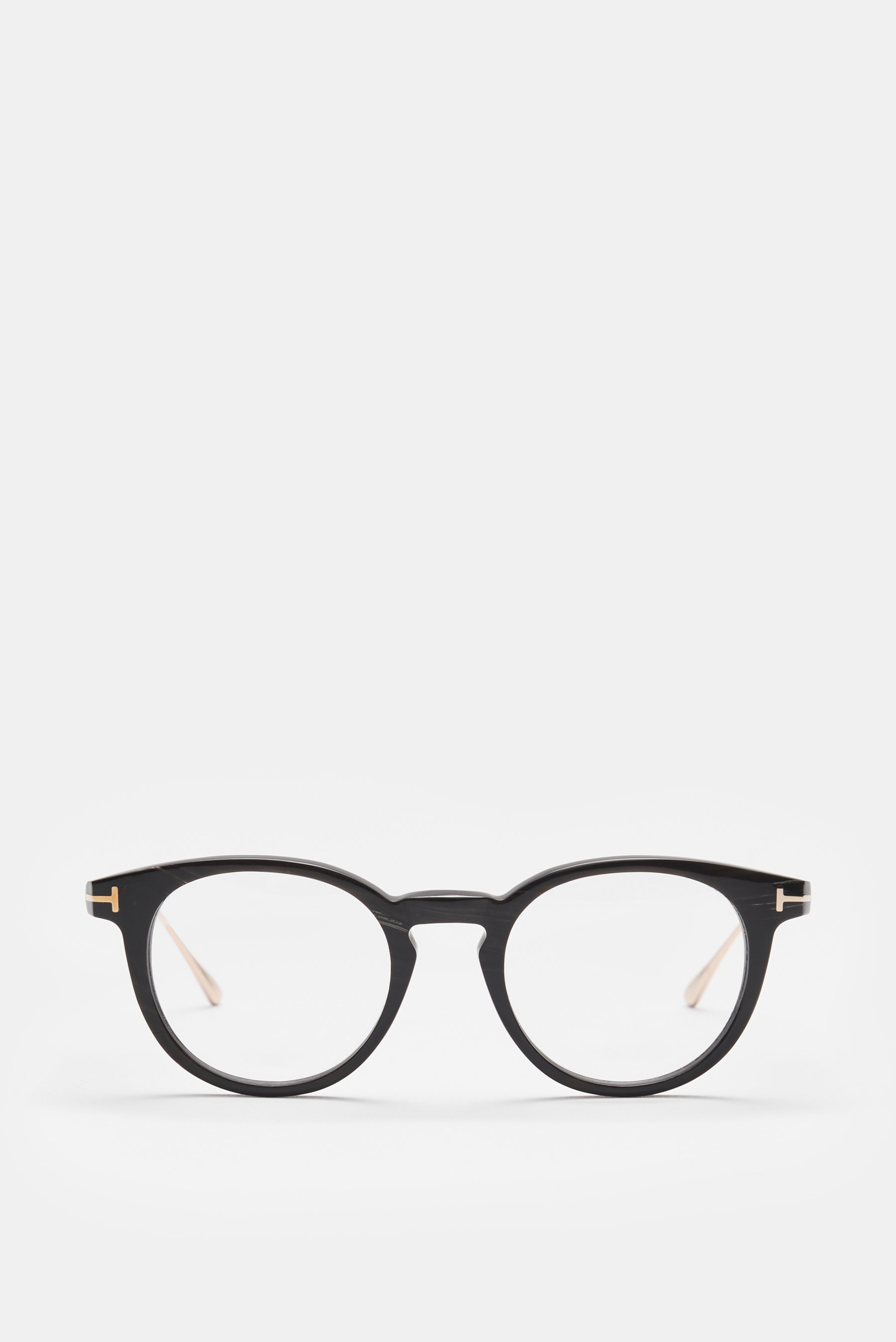 Tom Ford Horn-Brillenfassung 'Private Collection' gold/anthrazit gemustert