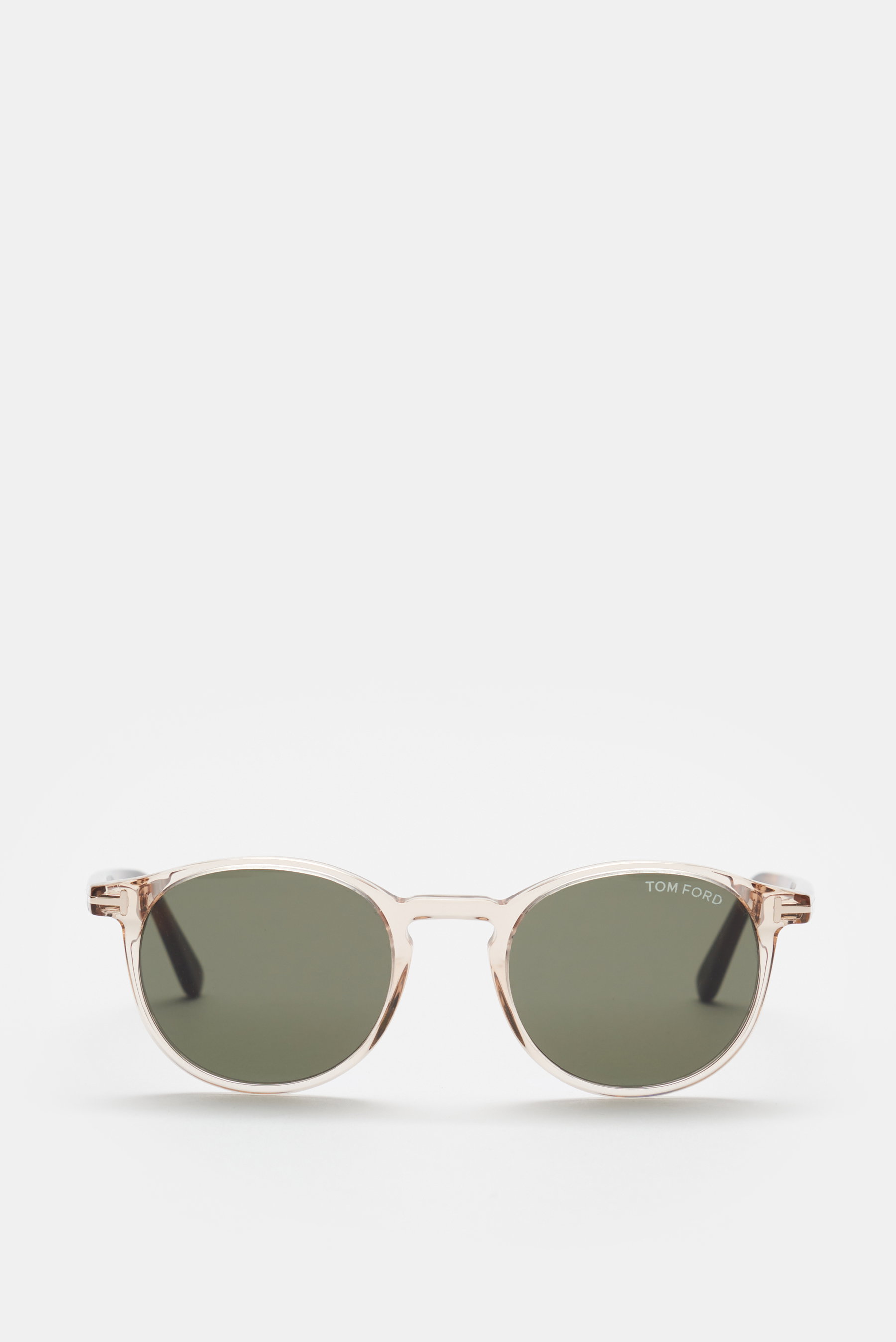 Tom Ford Sonnenbrille 'Andrea' beige/braun gemustert/grün