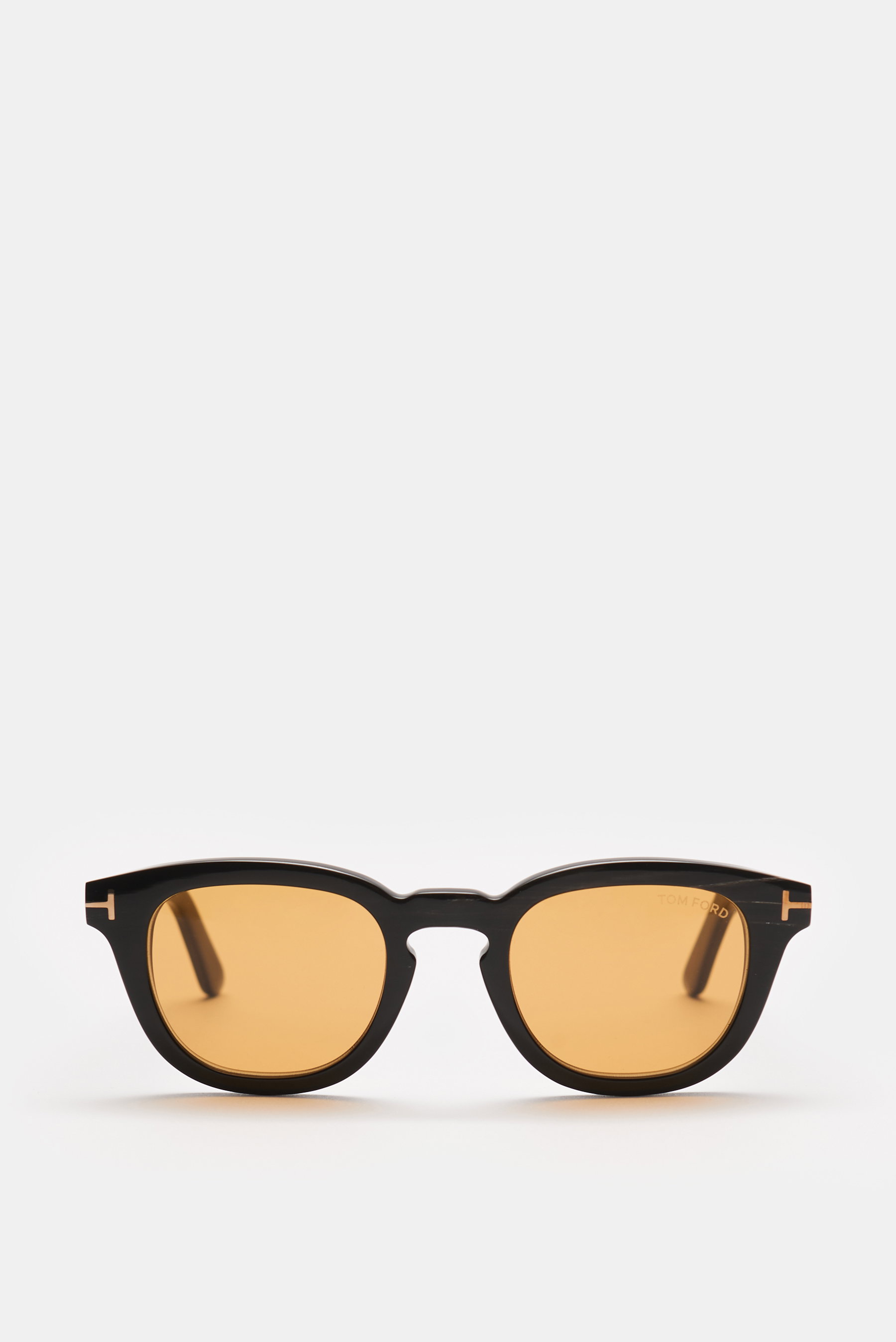 Tom Ford Horn-Sonnenbrille 'Private Collection' anthrazit gemustert/gelb