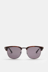 Tom Ford Sonnenbrille 'Henry' dunkelbraun gemustert