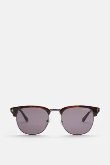 Tom Ford Sunglasses 'Henry' dark brown patterned