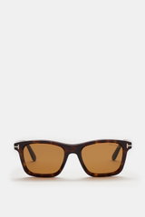 Tom Ford Sonnenbrille 'Barron' dunkelbraun gemustert