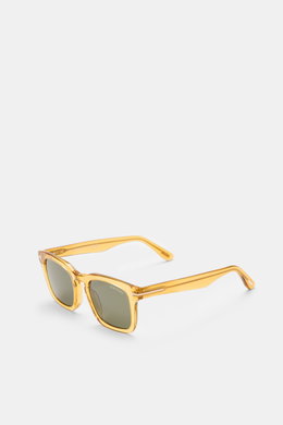 Tom Ford Sonnenbrille 'Dax' gelb/grün
